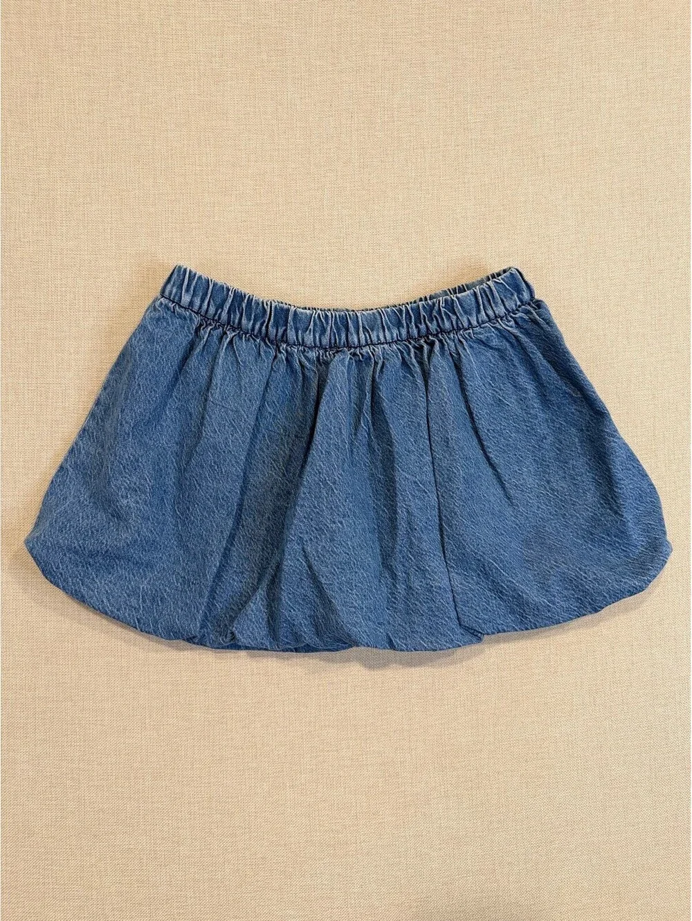 Dakota Blue denim Bubble Mini Skirt - Size Small